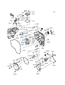 NINJA H2R ZX1000PFF EU drawing Engine Cover(s)