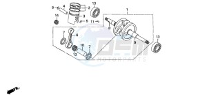 SZX50S X8R-S drawing CRANKSHAFT/PISTON