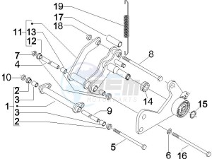 GT 250 ie 60 deg USA drawing Swinging arm