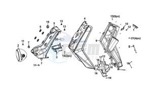 E-XPRO (EH4LW4-EU) (M3) drawing TOP COVER FRONT COVER