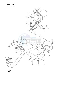 LT-F250 (E28) drawing MUFFLER (MODEL M N P R S T)