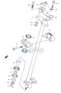 LT-Z400 (E3-E28) drawing STEERING SHAFT (MODEL K5 K6 K7)