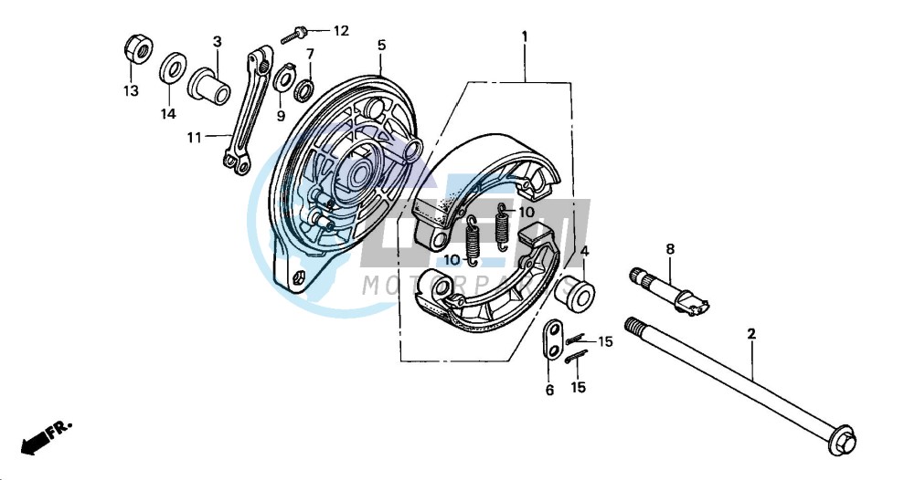 REAR BRAKE PANEL