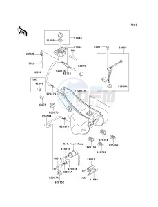 ZG 1200 B [VOYAGER XII] (B15-B17) [VOYAGER XII] drawing FUEL TANK