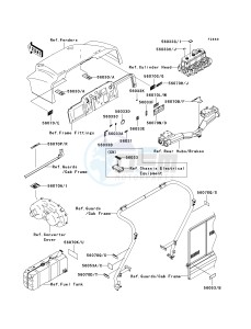 KAF 950 C [MULE 3010 TRANS4X4 DIESEL] (C7F) C7F drawing LABELS