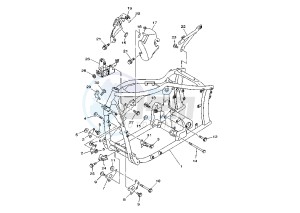 XVS A DRAG STAR CLASSIC 650 drawing FRAME