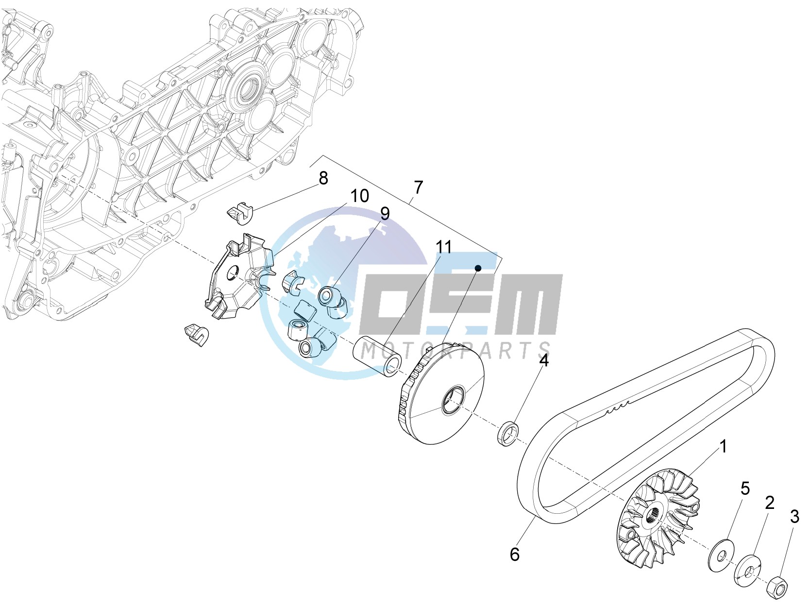 Driving pulley