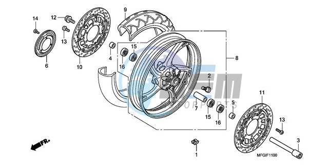 FRONT WHEEL