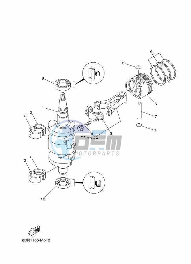 CRANKSHAFT--PISTON