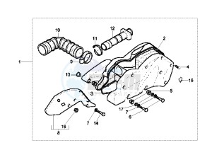 Beverly RST 250 drawing Air Cleaner