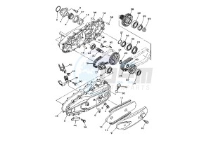 XP T-MAX ABS 500 drawing SUB TRANSMISSION