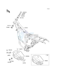 KL 250 G [SUPER SHERPA] (G4-G8 G8 CAN ONLY) [SUPER SHERPA] drawing FRAME