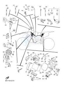 YZ450FX (B917 B918 B919 B919 B91A) drawing ELECTRICAL 2