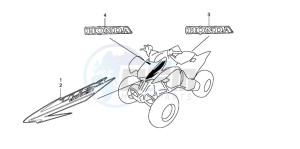 TRX300EX SPORTRAX 300EX drawing MARK (TRX300EX'07,'08)