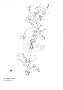 RM-Z 450 drawing STEERING STEM L1