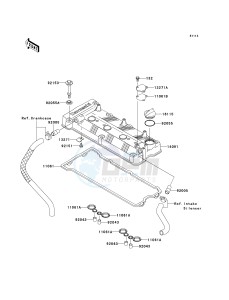 JT 1500 D [STX] (D9F) D9F drawing CYLINDER HEAD COVER