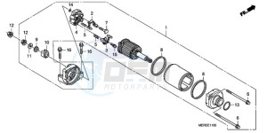 CBF600NA9 Europe Direct - (ED / ABS 25K) drawing STARTING MOTOR