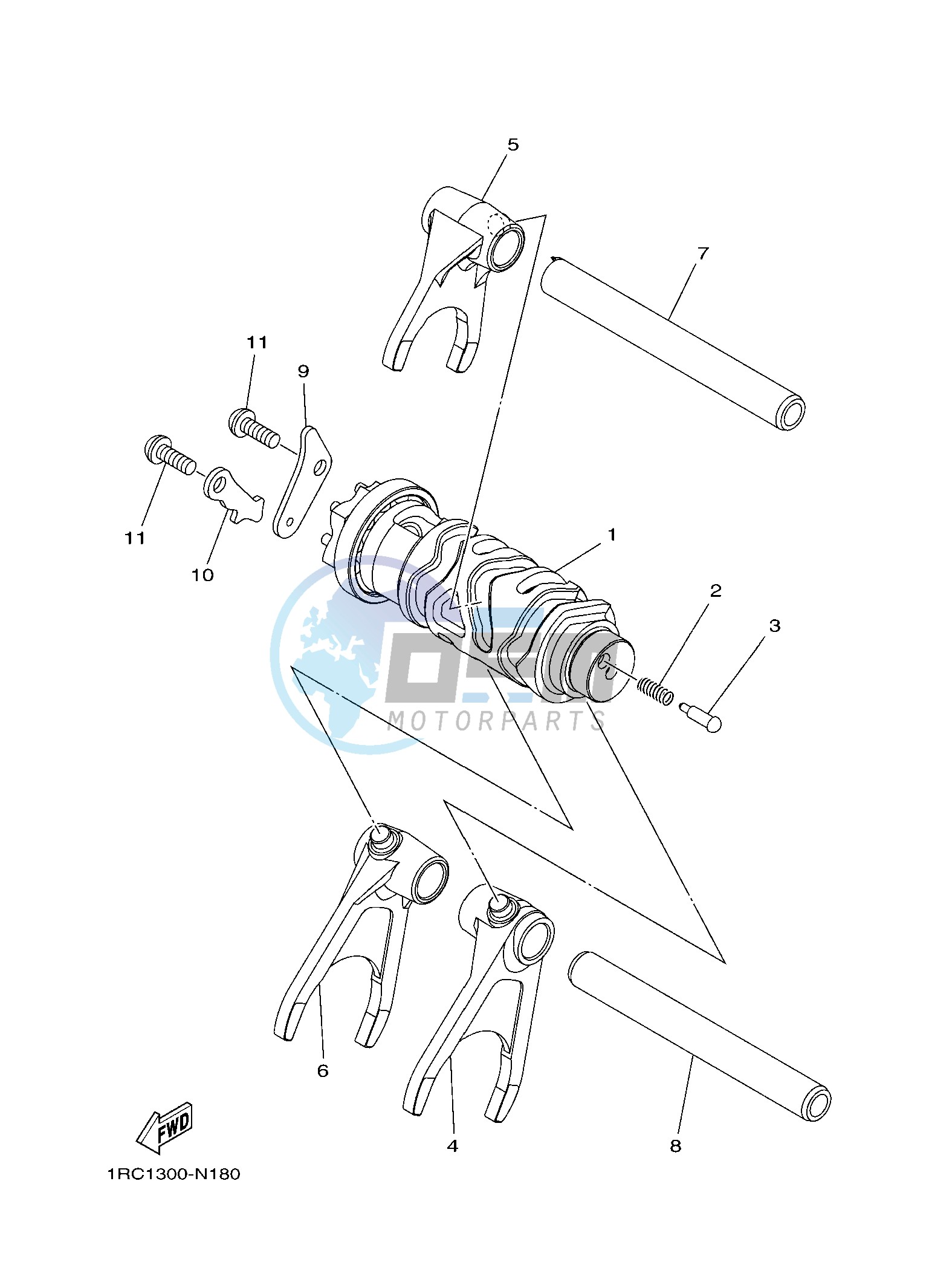 SHIFT CAM & FORK