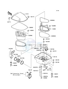 KFX700 KSV700B6F EU drawing Air Cleaner