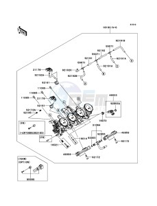 Z1000 ZR1000DAS XX (EU ME A(FRICA) drawing Throttle