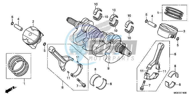 CRANKSHAFT/ PI STON