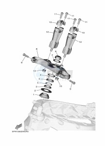 MT-09 MTN890 (B7N7) drawing STEERING