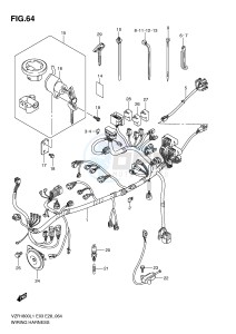 VZR1800 (E3) INTRUDER drawing WIRING HARNESS (VZR1800ZL1 E28)