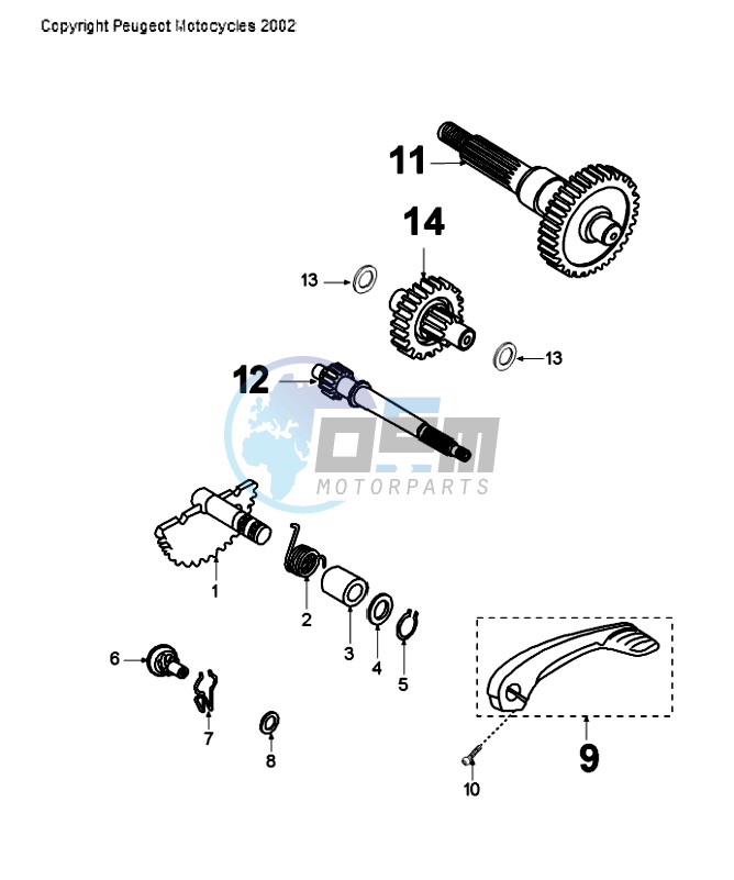 DRIVE SHAFTS / KICKSTARTER