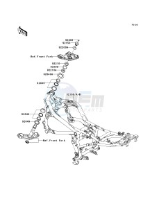 ER 650 A [ER-6N (AUSTRALIAN] (A6F-A8F) A8F drawing FRAME