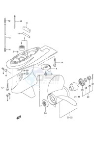 DF 90A drawing Gear Case