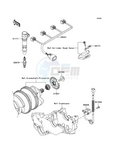 ZZR1400_ABS ZX1400FDF FR GB XX (EU ME A(FRICA) drawing Ignition System