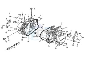 MITO EV 6 MARCE 125 drawing CRANKCASE COVER