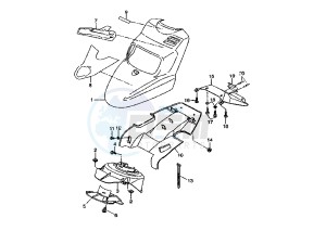 BW'S NAKED 50 drawing FRONT BODY