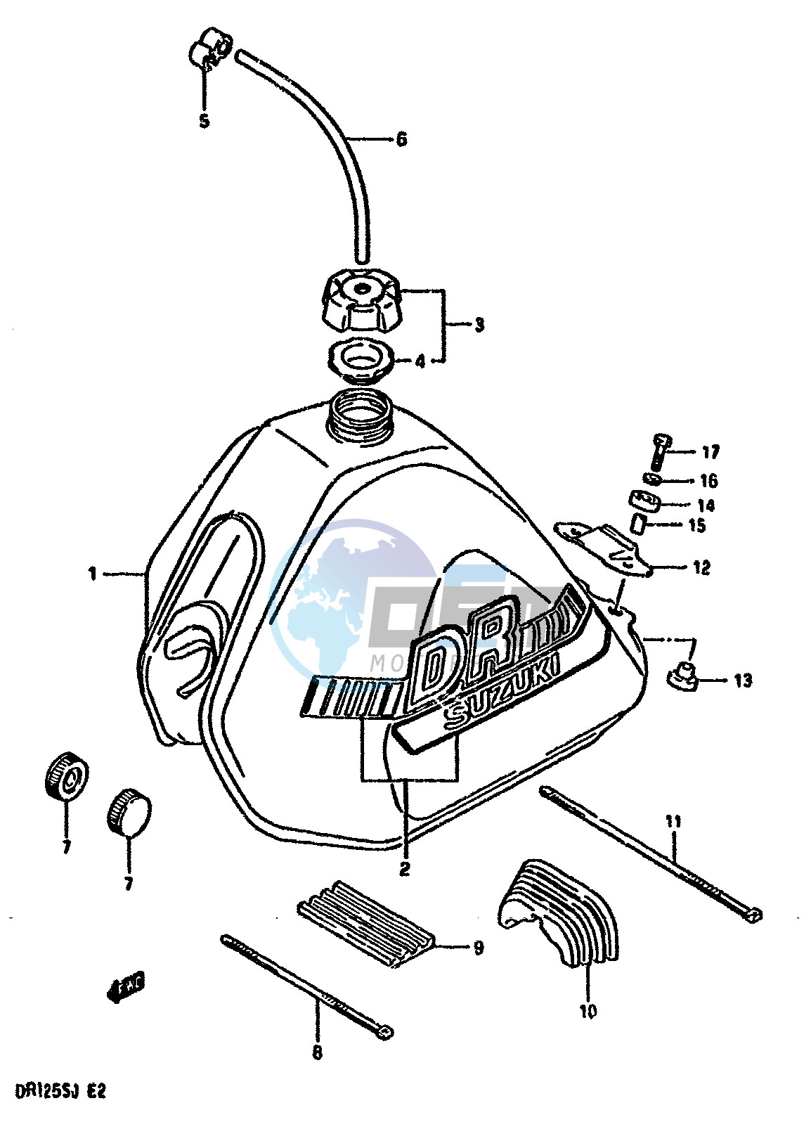 FUEL TANK (MODEL J)