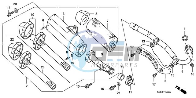 EXHAUST MUFFLER