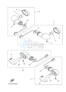 MT09A MT-09 STREET RALLY ABS 900 (2DRJ 2DRK) drawing FLASHER LIGHT