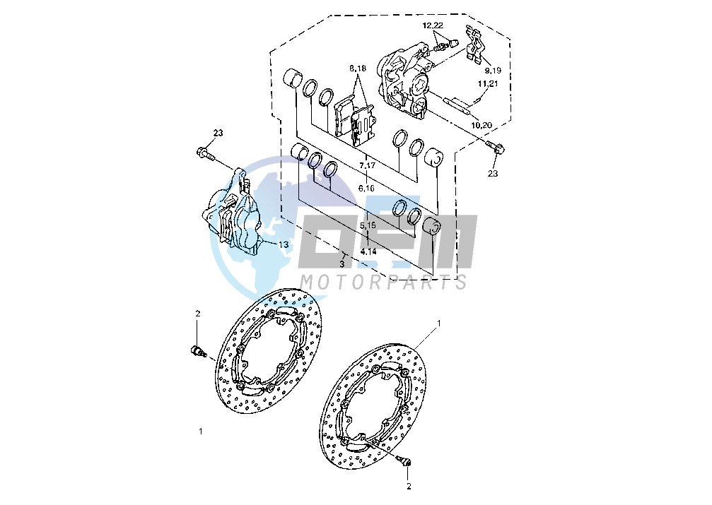 FRONT BRAKE CARRIER