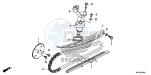 FES125AC drawing CAM CHAIN/TENSIONER