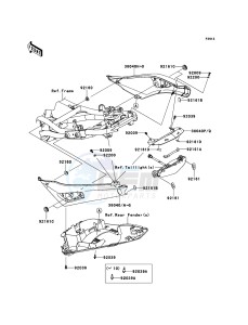 ER-6f EX650C9F GB XX (EU ME A(FRICA) drawing Seat Cover