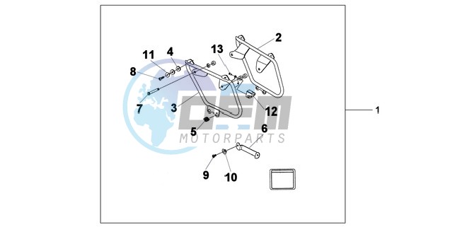 SADDLEBAG MOUNT B