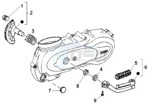 Hexagon LX-LXT 125-180 drawing Kick starter Lever