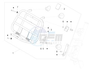 PRIMAVERA 50 2T NOABS E2-E3 (EMEA, APAC) drawing Front luggage rack