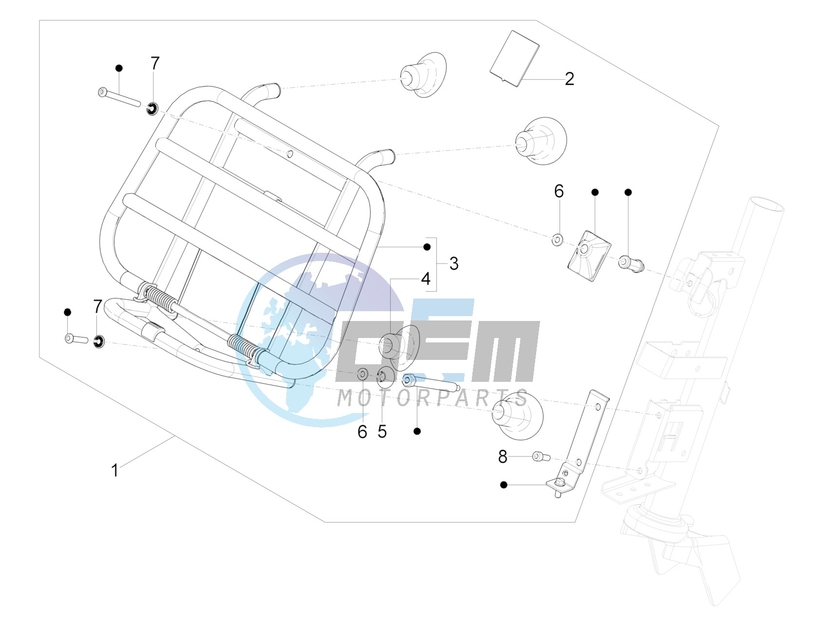 Front luggage rack