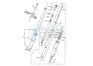 YZF R THUNDER ACE 1000 drawing FRONT FORK