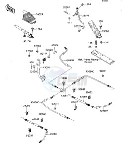 KAF 540 C [MULE 2010] (C1) [MULE 2010] drawing BRAKE PEDAL