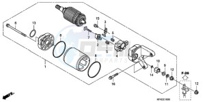 VTR2509 U drawing STARTER MOTOR