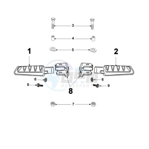 LUDIX 12 RL2A drawing FOOT SUPPORT