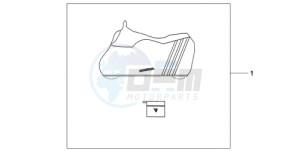 CB600FA39 Europe Direct - (ED / ABS ST) drawing BODY COVER L