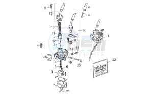 SX 50 (EMEA) drawing Carburettor