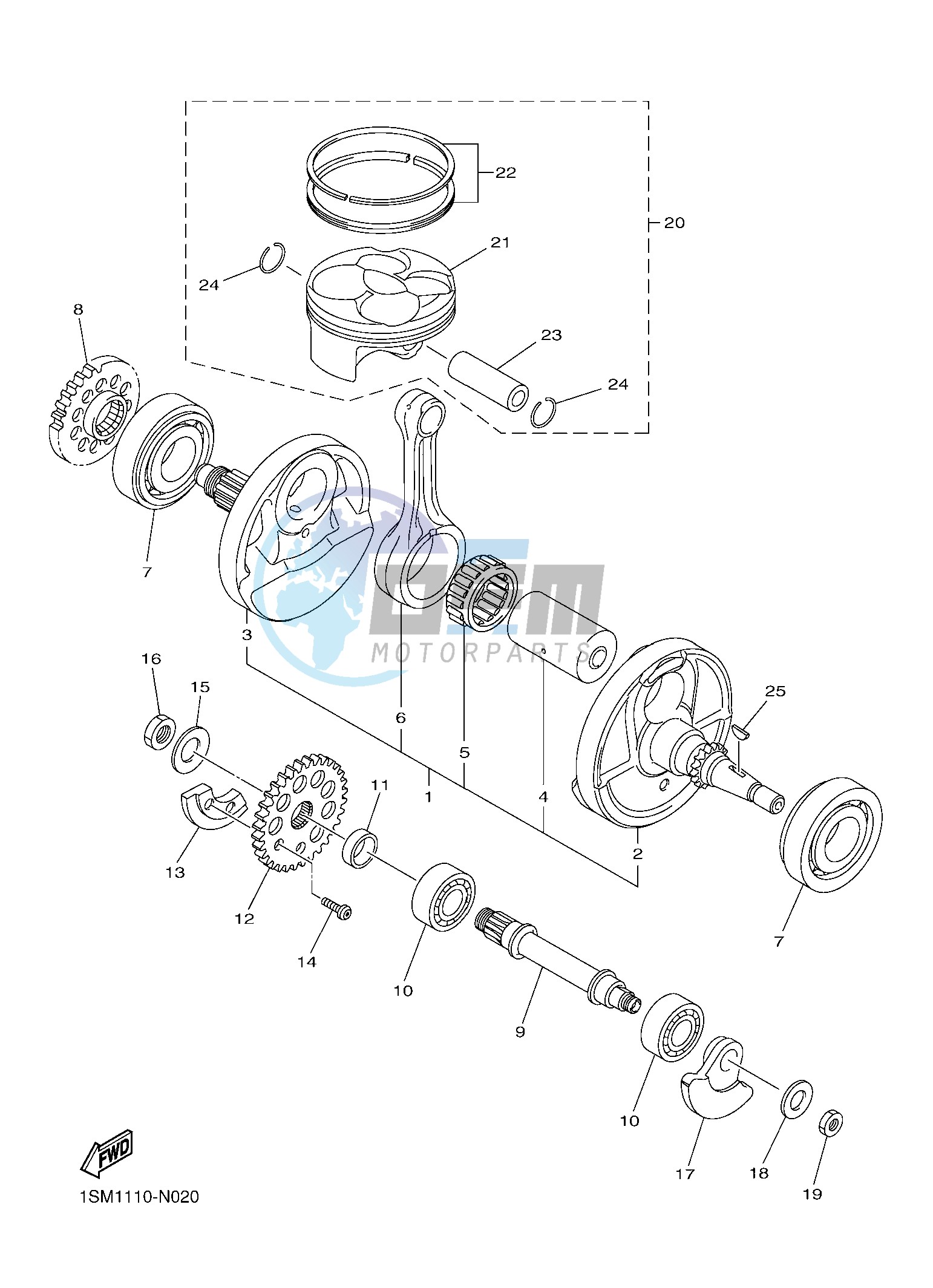 CRANKSHAFT & PISTON